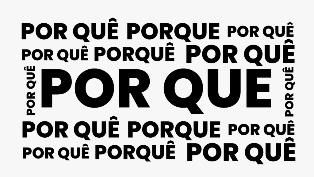 Uso dos porquês - professora suzana