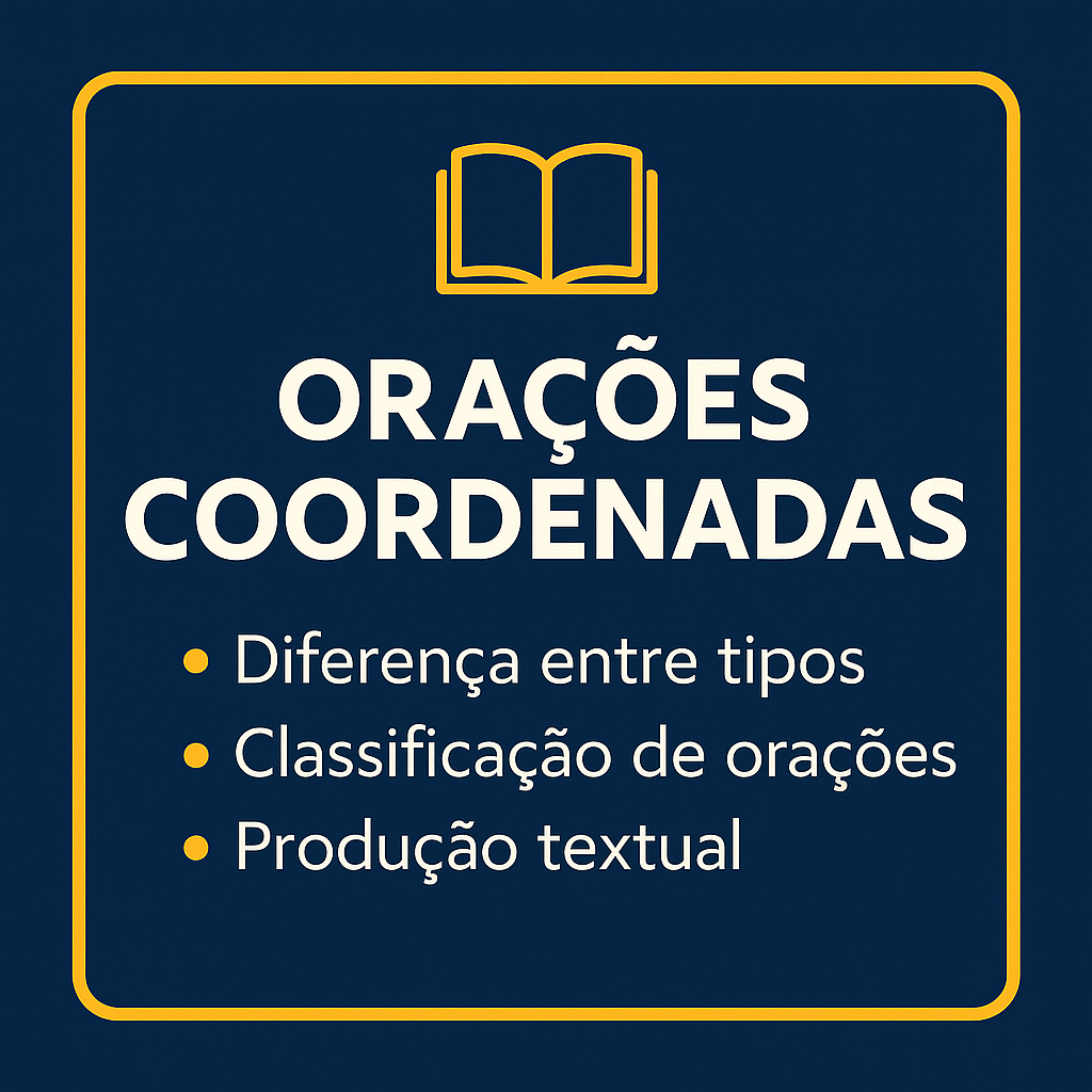 Orações Coordenadas: atividade (com Gabarito) - professora suzana