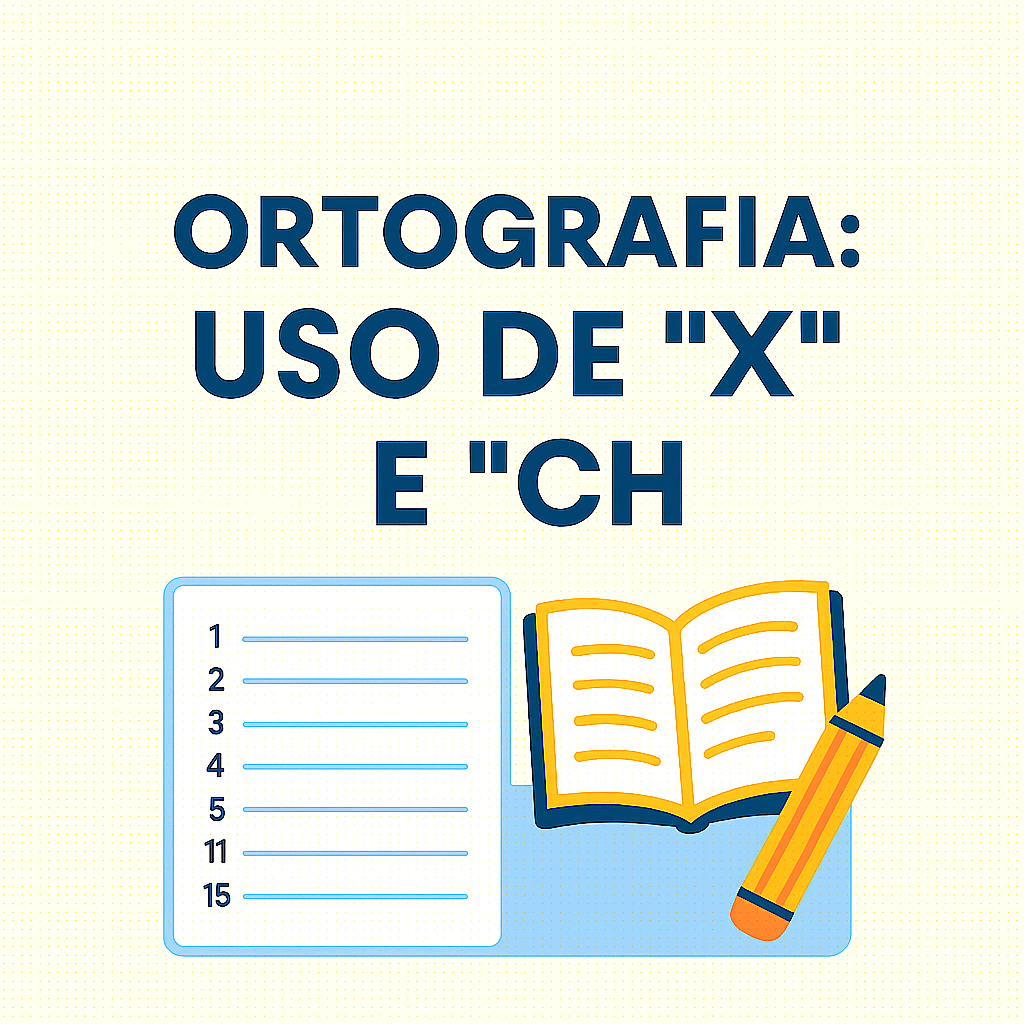 Atividade de Ortografia: Uso de “x” e “ch” (com Gabarito) - professora suzana