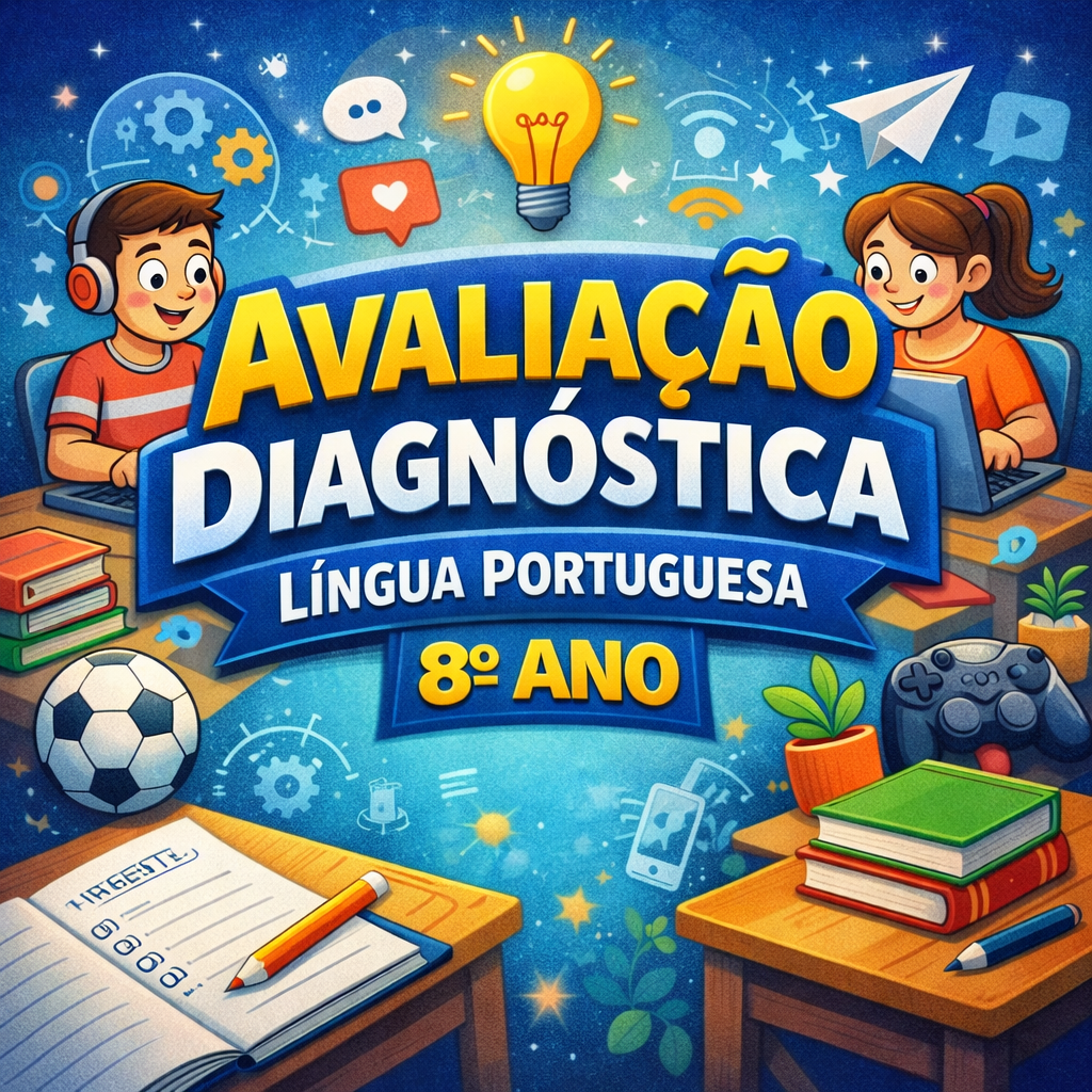 Avaliação diagnóstica de Língua Portuguesa - 8º ano - Professora Suzana